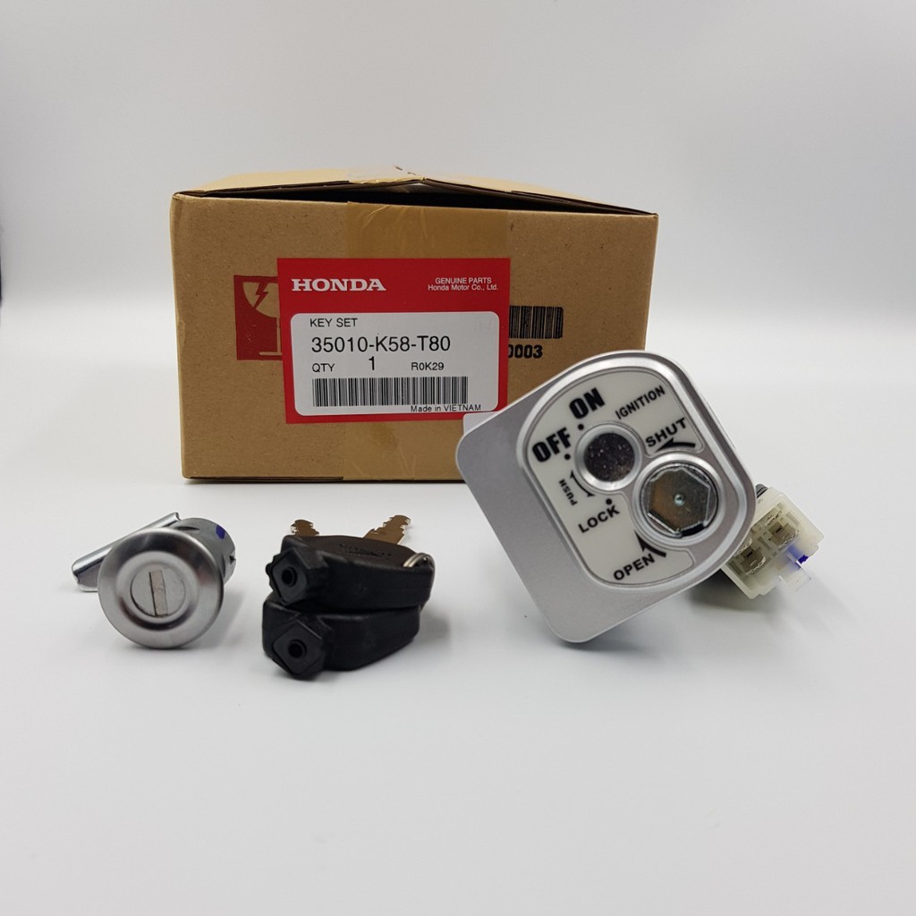 กุญแจ สวิทกุญแจ WAVE 110I โฉมปี 2011-2018 ไฟหน้า หลอดไฟแป้น สวิทกุญแจชุดใหญ่ แท้ YAMAHA KEY SET  UK