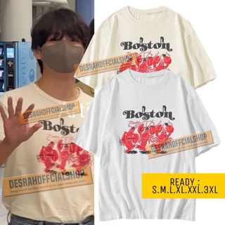 เสื้อยืด พิมพ์ลาย KPop taehyung กุ้งบอสตัน 3 สไตล์เกาหลี