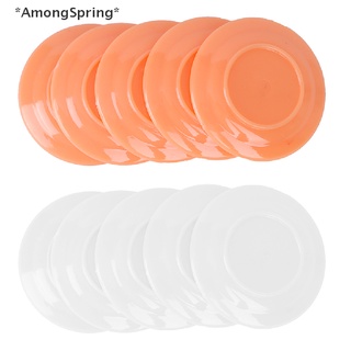 Amongspring ของเล่นจานจิ๋ว 1:12 สําหรับบ้านตุ๊กตา 5 ชิ้น