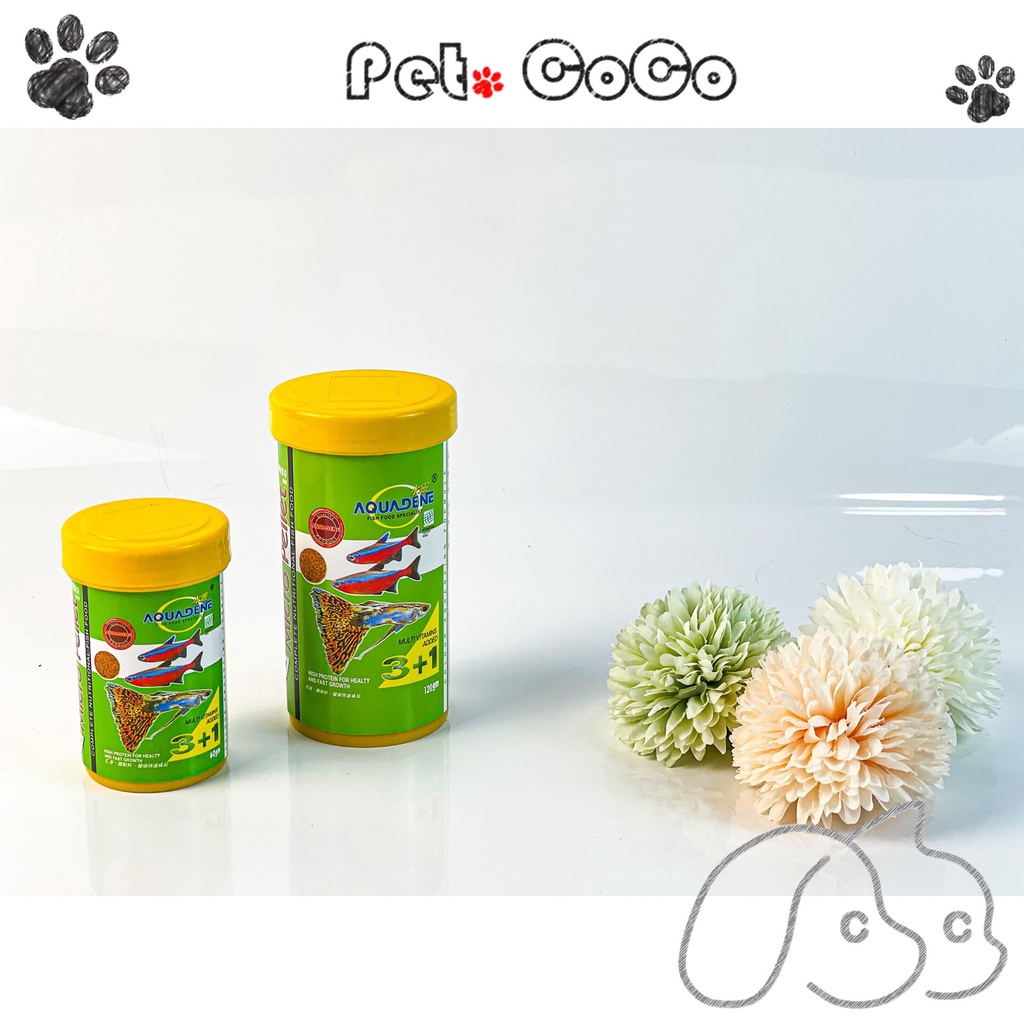 ✨PetCoCo 🐾 Aquadene Micro Pellet Fish Food Tetra Guppy Betta | 水灵热带鱼饲料 霓虹脂鲤 孔雀鱼 斗鱼 | Makanan Ikan Te