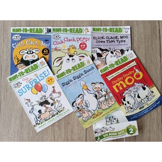 หนังสือนิทาน หนังสือฝึกอ่านภาษาอังกฤษ Ready to Read: Click Clack! เซต 6 เล่ม