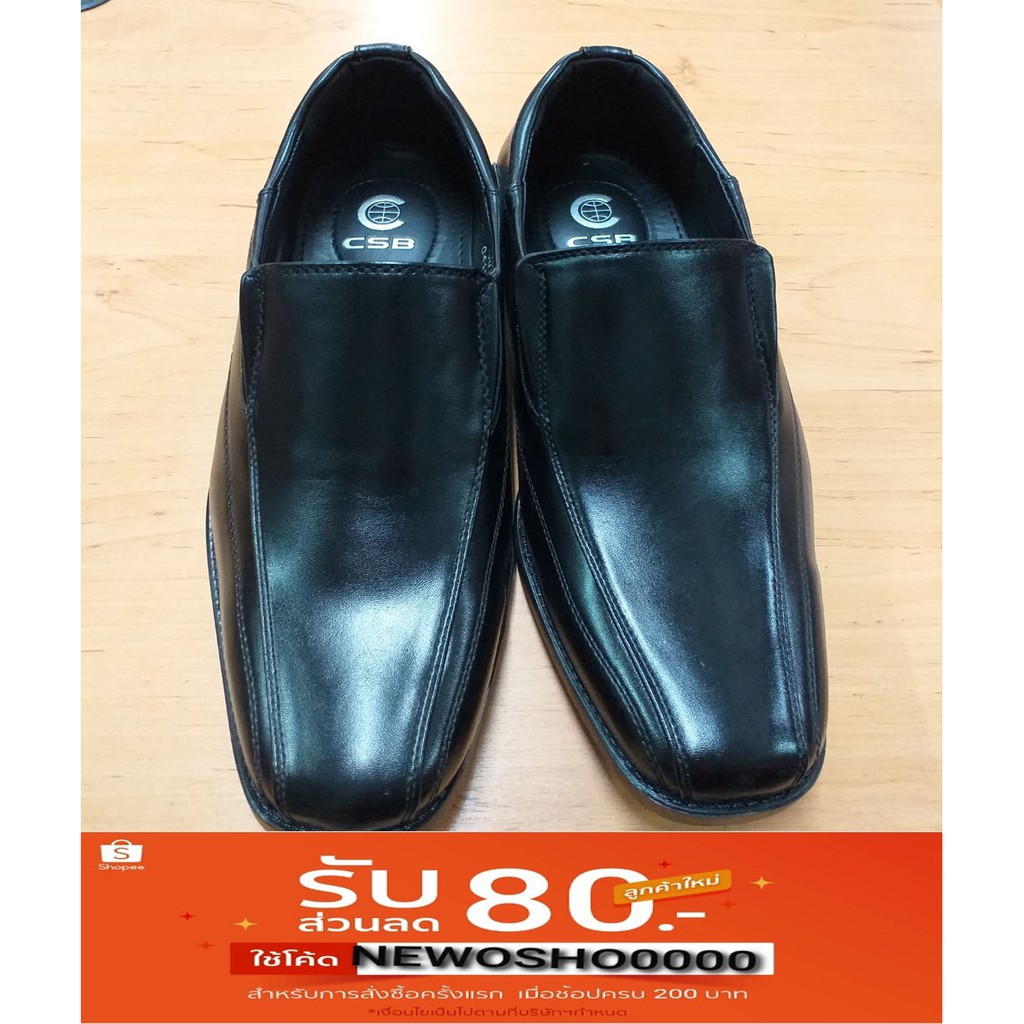 รองเท้าคัชชูชายสีดำCM500สำหรับนักศึกษา คนทำงาน