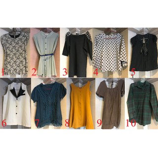 เสื้อแฟชั่น Free Size 80.- ทุกตัว (มือสอง)*** 2 ตัว 150.-***