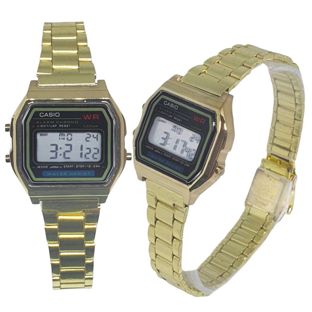 (พร้อมกล่อง) นาฬิกาผู้หญิง นาฬิกาข้อมือ สายเหล็ก สีทอง สีเงิน นาฬิกาcasio นาฬิกาคาสิโอ้ สายสีดำ ควอทว์หญิงและชาย RC620