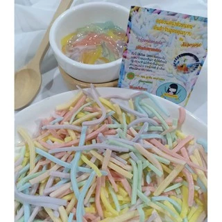 ลอดช่องเส้นแก้ว สีพาสเทล Home madeแท้100% ต้นตำรับสูตรคุณยาย By jasmine