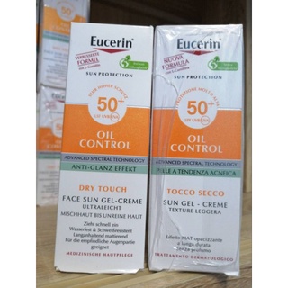 🔥 พร้อมส่ง 🔥50ml Eucerin Oil Control Sun Gel-Cream Dry Touch Spf50+