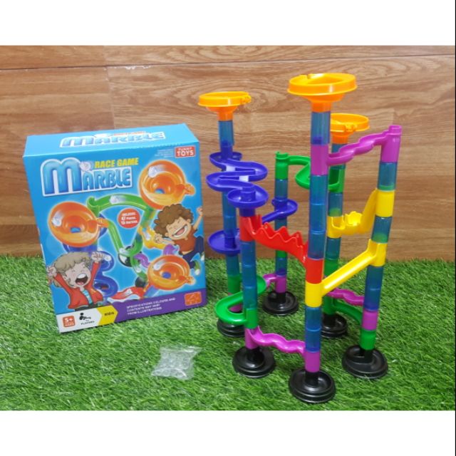 Marble race game พร้อมลูกแก้ว รางลูกแก้ว Shopee Thailand