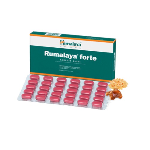 Himalaya Rumalaya Forte 60 เม็ด ลดปวดข้อ-ปวดกระดูก-ปวดเก๊าท์