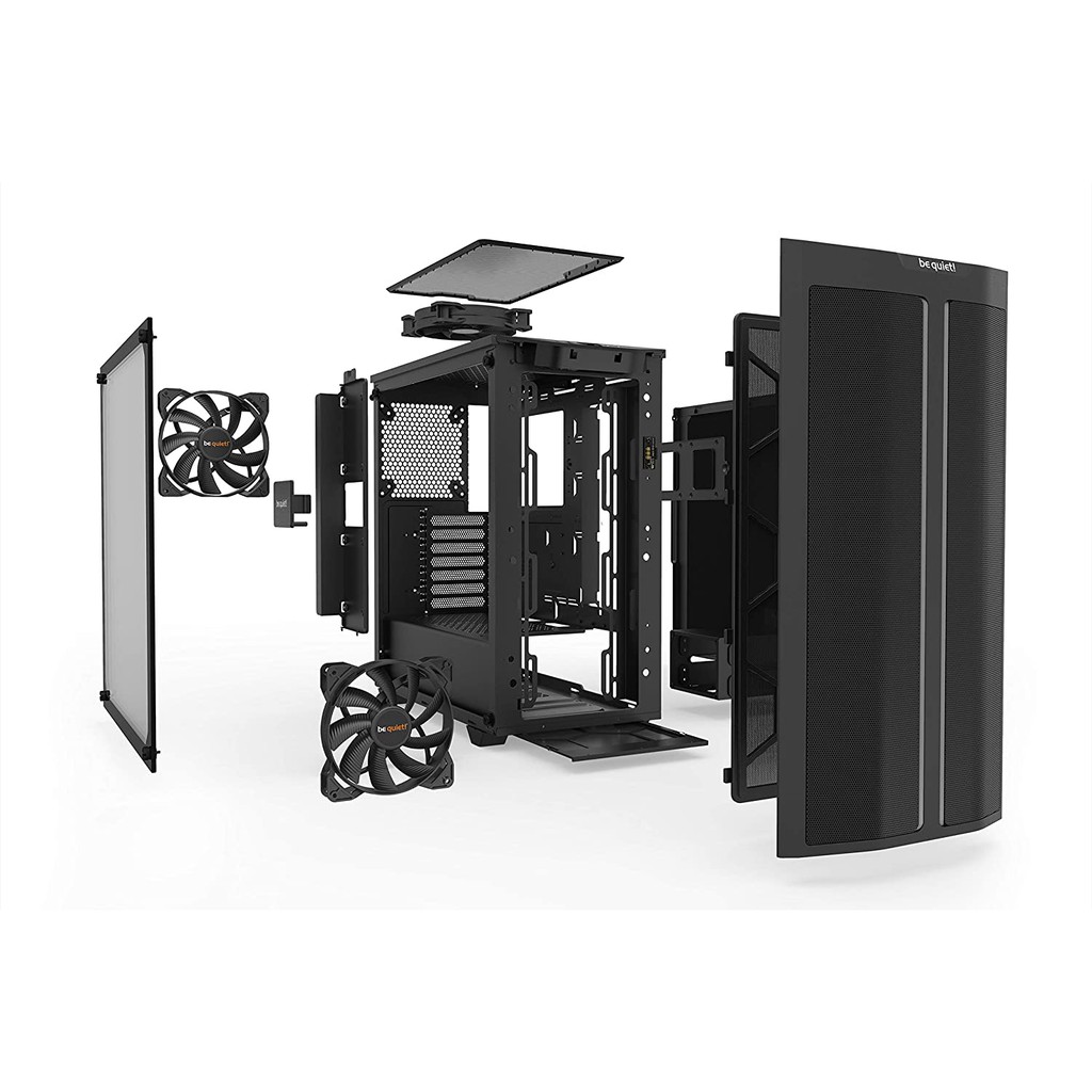 BE QUIET! Pure Base 500DX Black, White ATX ARGB, 3Fan, เคส tempered glass Case BGW37 BGW3