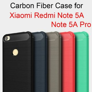 Xiaomi Redmi Note 5A /5A Prime Luxury Full Cover Soft TPU Carbon Fiber