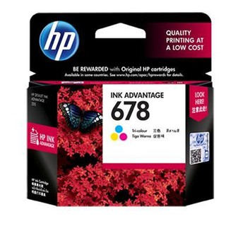 HP Original Ink Advantage Cartridge 678 - Tri-color