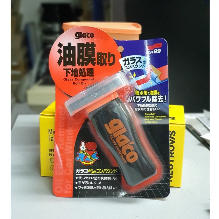 Soft99 / Soft 99 Glaco Glass Compound Roll On Glass Cleaner Soft 99
