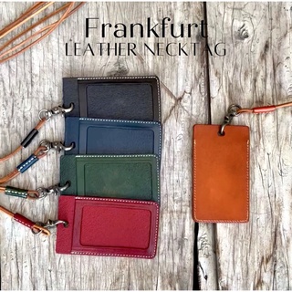 Frankfurt leather necktag ป้ายคล้องคอหนังแท้