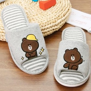 รองเท้าใส่ในบ้าน ไลน์เฟรนด์ 3D Line Friends Indoor Slippers