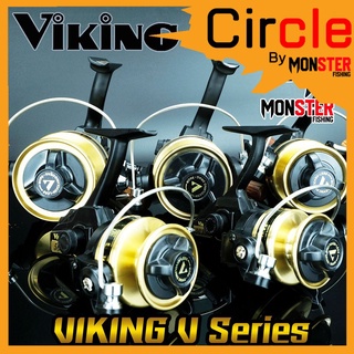 รอกตกปลา รอกสปินนิ่ง VIKING V SERIES BLACK GOLD ( แถมฟรี จาระบี VIKING REEL LUBE)