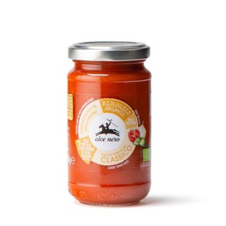 อัลเซ่เนโร่ ซอสพาสต้ามะเขือเทศรสคลาสสิคออร์แกนิค 200 กรัม - Organic Tomato Sauce Classico 200g Alce Nero Pasta Sauce