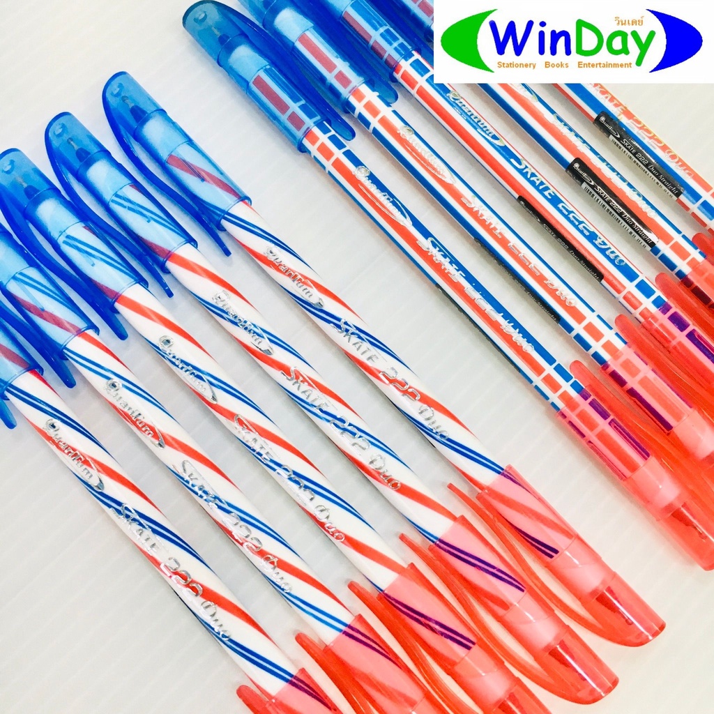 ปากกา ปากกาลูกลื่น 2 หัว Quantum Skate 222 Duo / Quantum SKATE 222 DUO