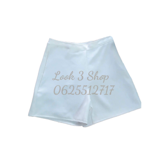 โปรโมชั่น : ขาสั้นผ้าฮานาโกะ S - 4XL หนานุ่ม ซิปข้าง กระเป๋าข้าง ขาสั้นผ้าฮานาโกะ