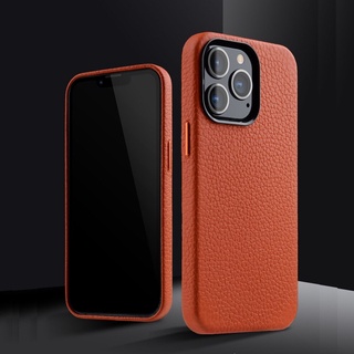 Melkco เคสโทรศัพท์มือถือหนังวัวแท้ พรีเมี่ยม สําหรับ iPhone 13 Pro Max 13 Mini 13 Pro