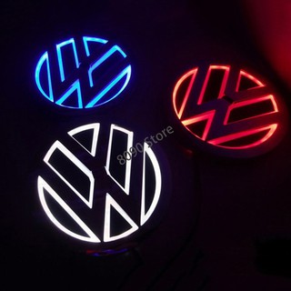 สติกเกอร์ตราสัญลักษณ์ LED 5D สําหรับติดด้านหน้ารถยนต์ Volkswagen VW Bora CC Scirocco Sharan Touran Lavida Sagitar