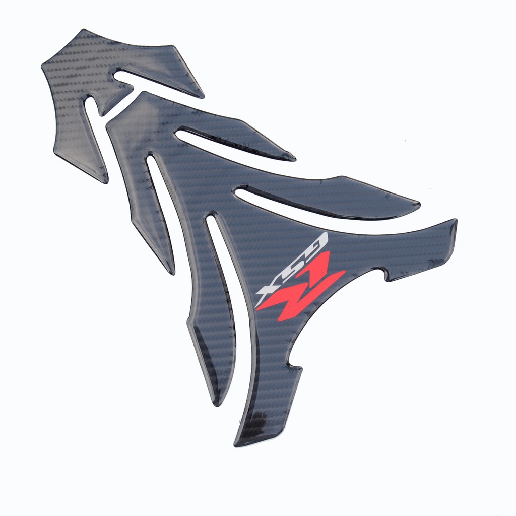 ★ส่งต่อ★เหมาะสําหรับ Suzuki GSX-R125/GSX-R150/GSX-R1300 คาร์บอนไฟเบอร์การใช้ถังหมวก Fishbone สติกเกอ