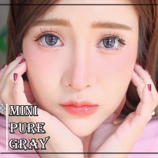 pure gray mini - บิ๊กอายส์ตัดขอบแบบธรรมชาติ เลนส์พอดีตา