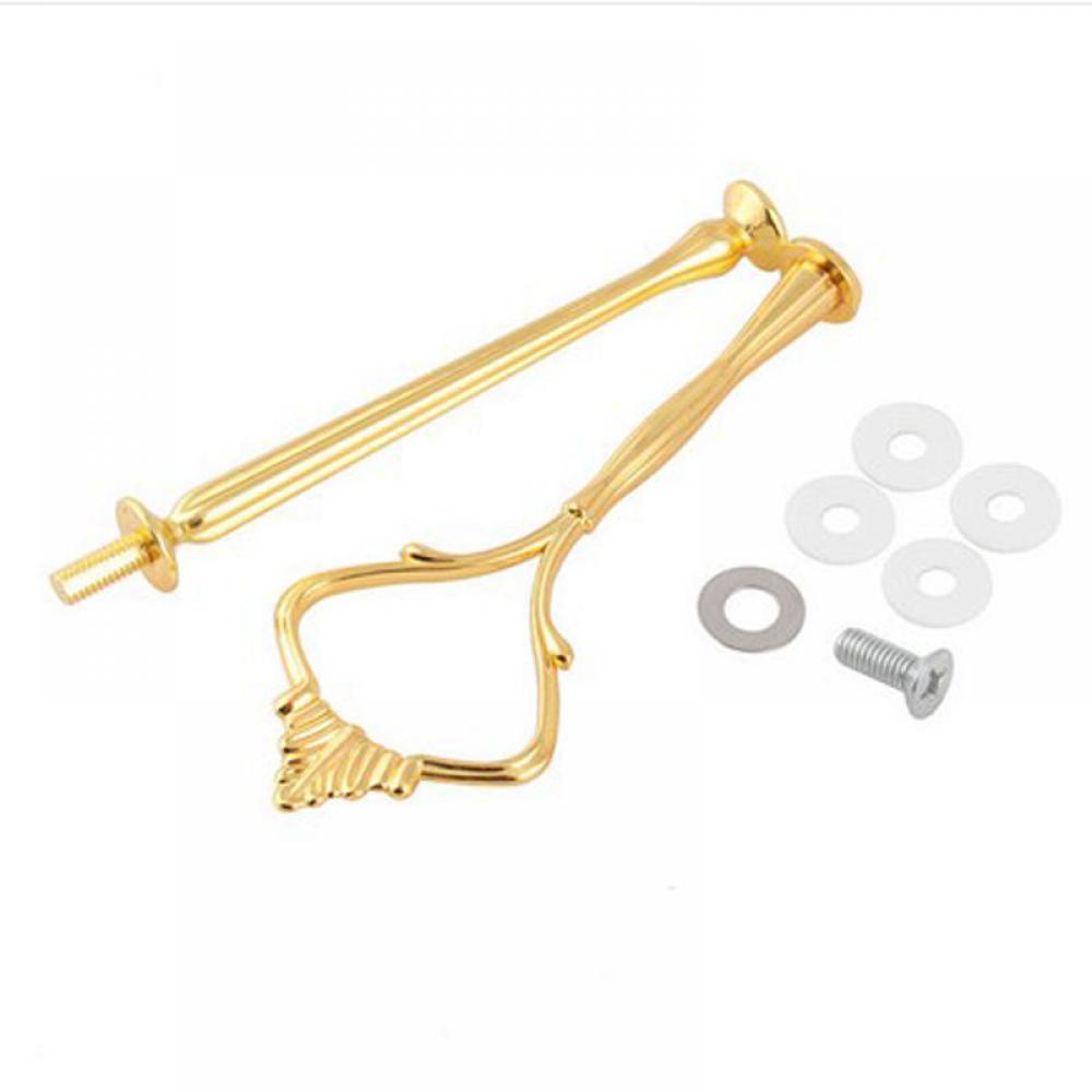 ใหม่ 1 ชุด 2 หรือ 3 ชั้น เค้ก จาน ขาตั้ง มงกุฎ จับ โลหะ งานแต่งงาน ปาร์ตี้ - รูปที่ 6