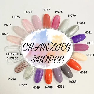 CHARZIEG ยาทาเล็บเจล สี H073-H090 สีเจลทาเล็บ Modelones ติดทนนาน เม็ดสีแน่น พร้อมส่ง!7.3ml