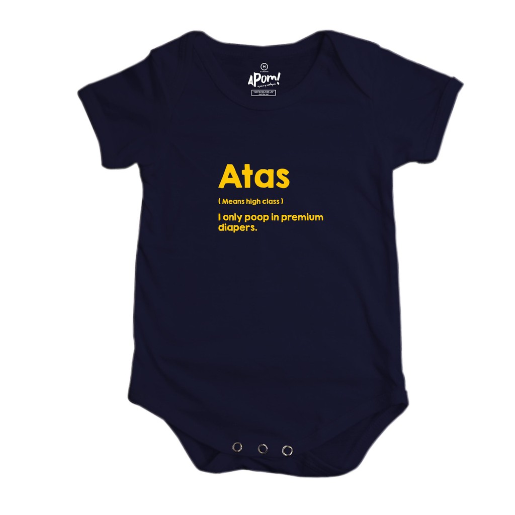 APOM Baby Romper - Atas (Means High Class)