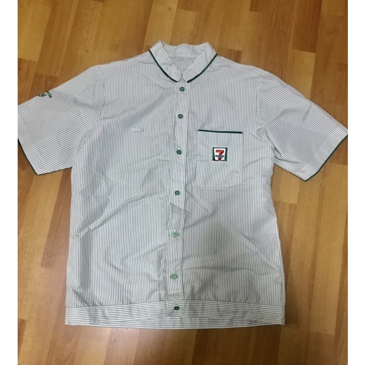 ยูนิฟอร์มพนักงาน7-11 มือสอง คอสเพลย์พนักงานเซเว่น เสื้อ7-11 ชุดพนักงาน7-11 ชุดทำงาน7-11