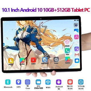 แท็บเล็ต ขนาดจอ 10.1 นิ้ว ระบบปฎิบัติการ Android 10.0 RAM 10GB+512GB tablet แท็บเล็ตโทรได้ มี GPS ในตัว จอแสดงผลแ Ioxy