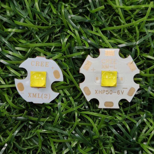 หลอดไฟฉาย Cree XHP50.2 3V 20mm 16mm DTP Copper