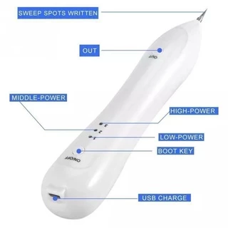 แถมฟรี!!ครีมทาหลังจี้ เครื่องจี้ไฝ ขี้แมลงวัน หูด ติ่งเนื้อ ฝ้า กระ Freckle Remove Skin Machine