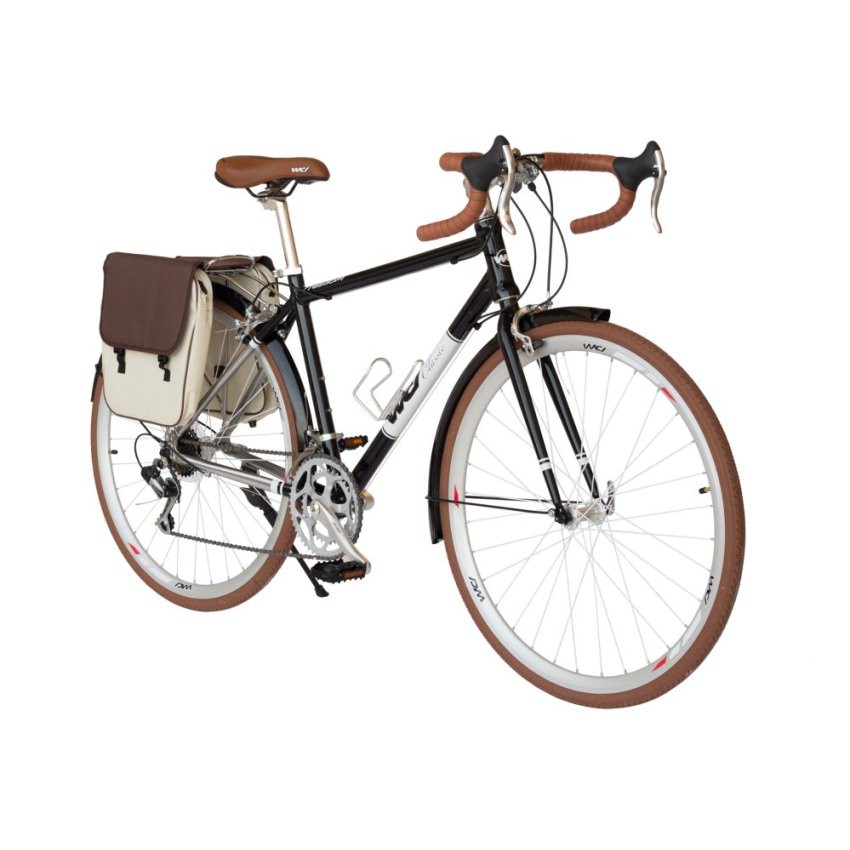 WCI จักรยานทัวริ่ง/มีกระเป๋า ทัวริ่ง Freedom (แฮนด์หมอบ)  (สีดำด้าน)
