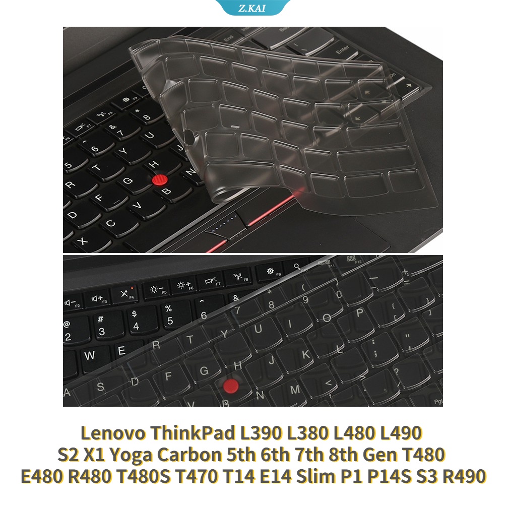แผ่นฟิล์มป้องกันคีย์บอร์ดคอมพิวเตอร์ คาร์บอน หลากสี สําหรับ Lenovo ThinkPad L390 L380 L480 L490 S2 X
