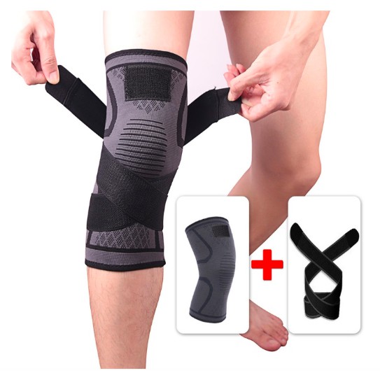 Knee Support ปลอกรัดเข่า ใส่วิ่ง ออกกำลังกาย ผ้ารัดเข่า บรรเทาอาการปวดเข่า อุปกรณ์พยุงเข่า ซัพพอร์ตเ