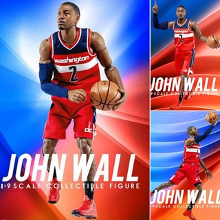 Figma ฟิกม่า Model NBA X Basketbal Player นักบาส นักบาสเก็ตบอล Enterbay John Wall จอห์น วอลล์ 1/9 Scale 9 Inch Red