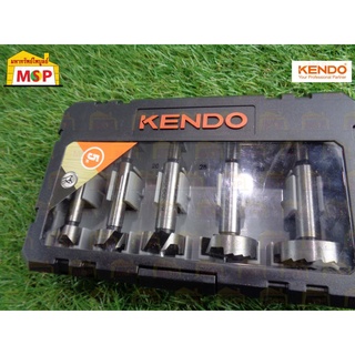 KENDO 11606135 โฮลซอเจาะบานพับถ้วย 5 ตัวชุด 15-20-25-30-35×90mm