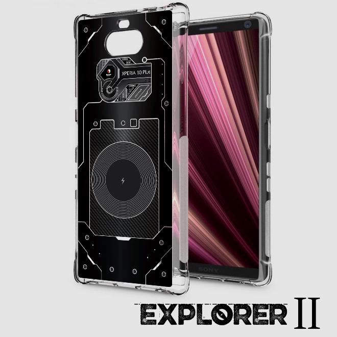 เคส สำหรับ Sony Xperia 10 Plus (10+) [Explorer II Series] 3D Anti-Shock Protection TPU Case