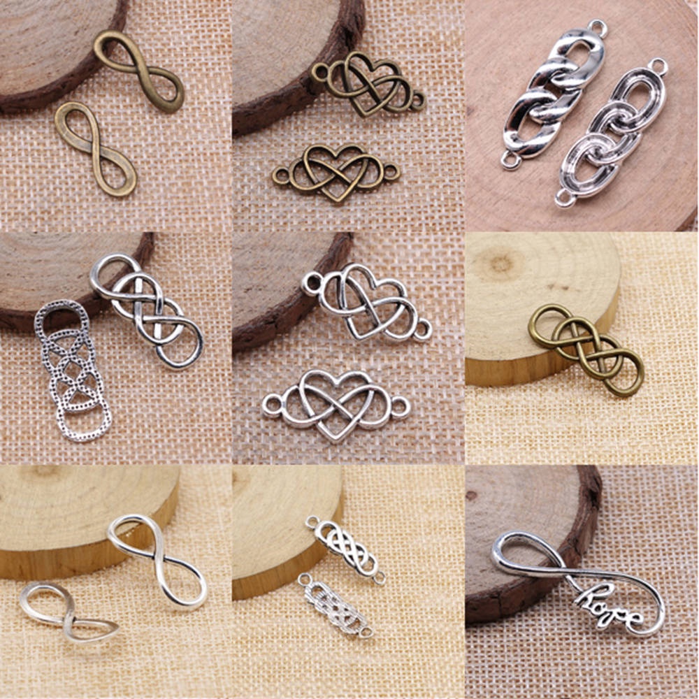 ตัวเชื่อมต่ออินฟินิตี้ สําหรับทําเครื่องประดับ Diy