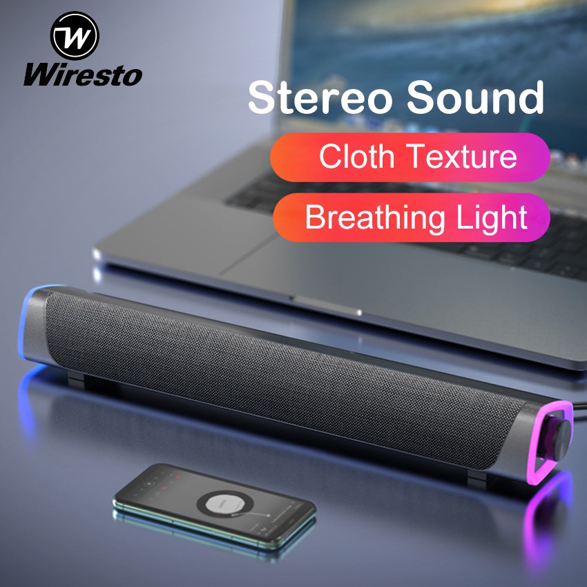 Wiresto Bluetooth Speaker Portable Bluetooth5.0 Speaker Wired Speaker