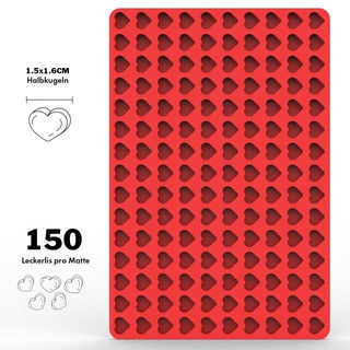 แม่พิมพ์ ซิลิโคน มินิฮาร์ท หัวใจดวงเล็ก 150 ดวง (คละสี) 150 mini heart silicone molds.