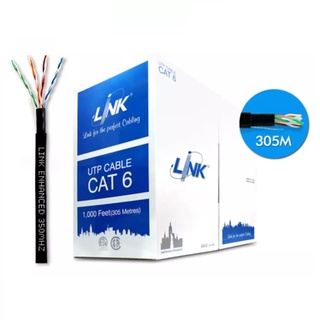 INTERLINK สาย LAN US-9106OUT CAT6 สีดำยาว 305เมตร ใช้เดินภายนอกอาคาร | MODERNTOOLS OFFICIAL