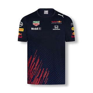 เสื้อยืดคอกลมแขนสั้นพิมพ์ลาย Bull Racing สําหรับผู้ชาย