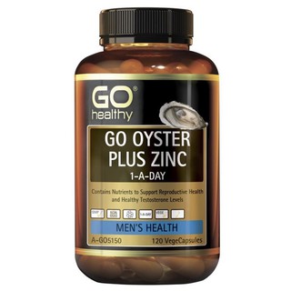 GO Healthy Oyster Plus Zinc 1-A-Day 120 Vege Capsules(สินค้า pre-order)