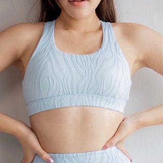 Tooch Active Zebra Bra สปอร์ตบราสีฟ้า baby blue