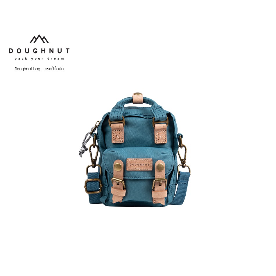 DOUGHNUT BAG X Fo Fellow : MACAROON TINY REBORN SERIES : DENIM : กระเป๋าสะพายข้าง (รหัสสินค้า 06971)