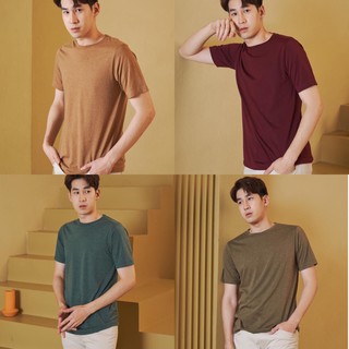 #2 เสื้อยืดยืนพื้น ผ้านิ่ม ไม่ย้วย มี 20 สี แบรนด์คนไทยผลิต