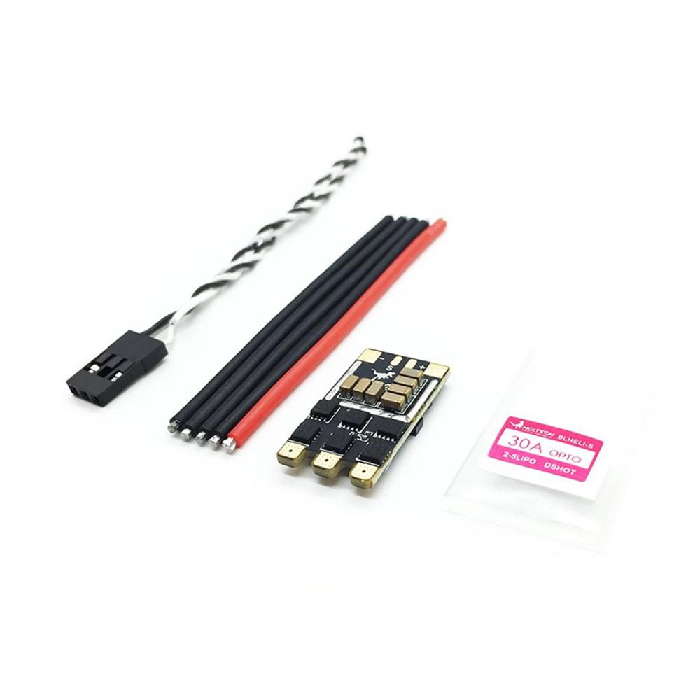 hglrc 30a 30amp 2-5 s blheli - s 16 . 5 bb 2 brushless esc dshot 600 อุปกรณ์เสริมสําหรับโดรนของเล่น