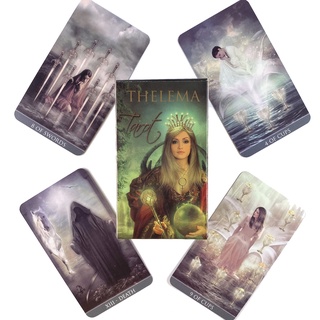 ไพ่ทาโรต์ Thelema Tarot Deck Fortune-telling Prophecy Oracle Cards พร้อมคู่มือ PDF